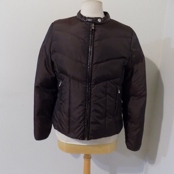 MICHAEL Michael Kors Jackets & Blazers - MICHAEL by MICHAEL KORS Dark Brown Puff Coat, Med